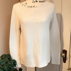 Talbots bateau neck sweater